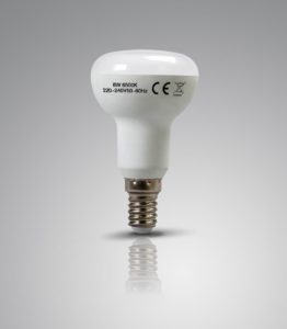 '4 X LAPTRONIX LED R50 REFLECTOR BULBS E14 SPOT LIGHT 8W DAY WHITE 90W EQ 4-PACK'
