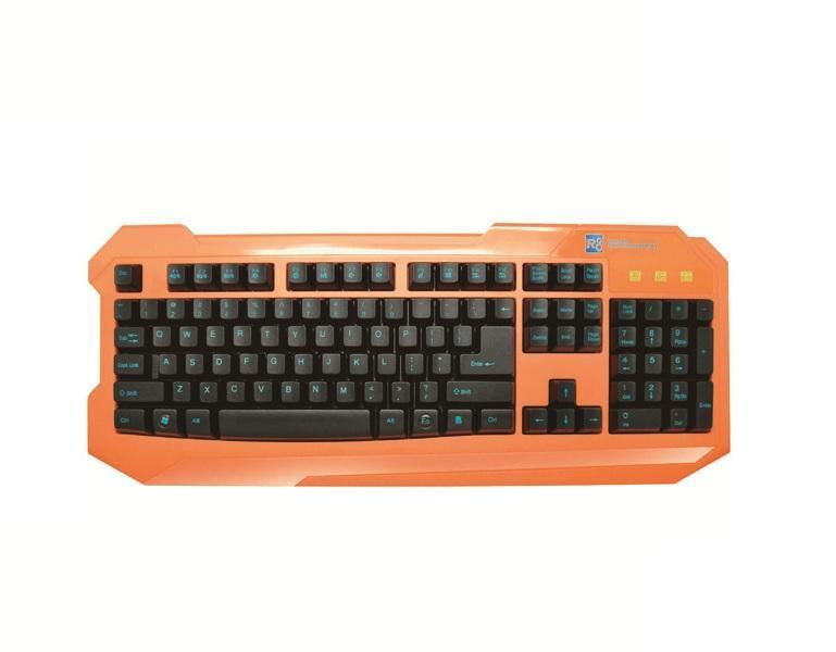 High Quality Coloured Usb Wired Gaming Keyboard For Advent Desktop/Laptop (Orang