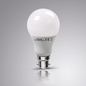 '4 X LAPTRONIX 10W GLS LED A60 LIGHT BULBS B22 DAY WHITE 6500K LAMP 100W EQ 4PK'