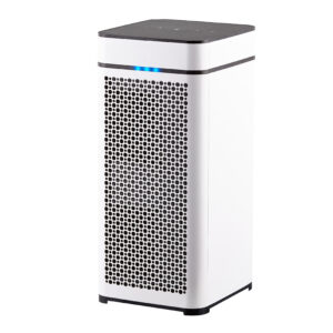 HomeTronix Air Purifier for Home – Advanced 4-Stage Filtration with Pet Dander Filter, 99.97% Pollen Odour Particle Capture, 360m³/h CADR, for Large Spaces, 4 Fan Speeds, Air Quality Indicator