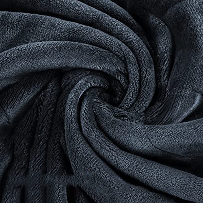 Hometronix Luxurious Electric Heated Throw Double Blanket – Grey Fleece, 200 x 150cm, 6 Heat Settings, LED Controller, Auto Shut-Off, Energy Efficient, Cozy Sofa & Bed Blanket - Image 2