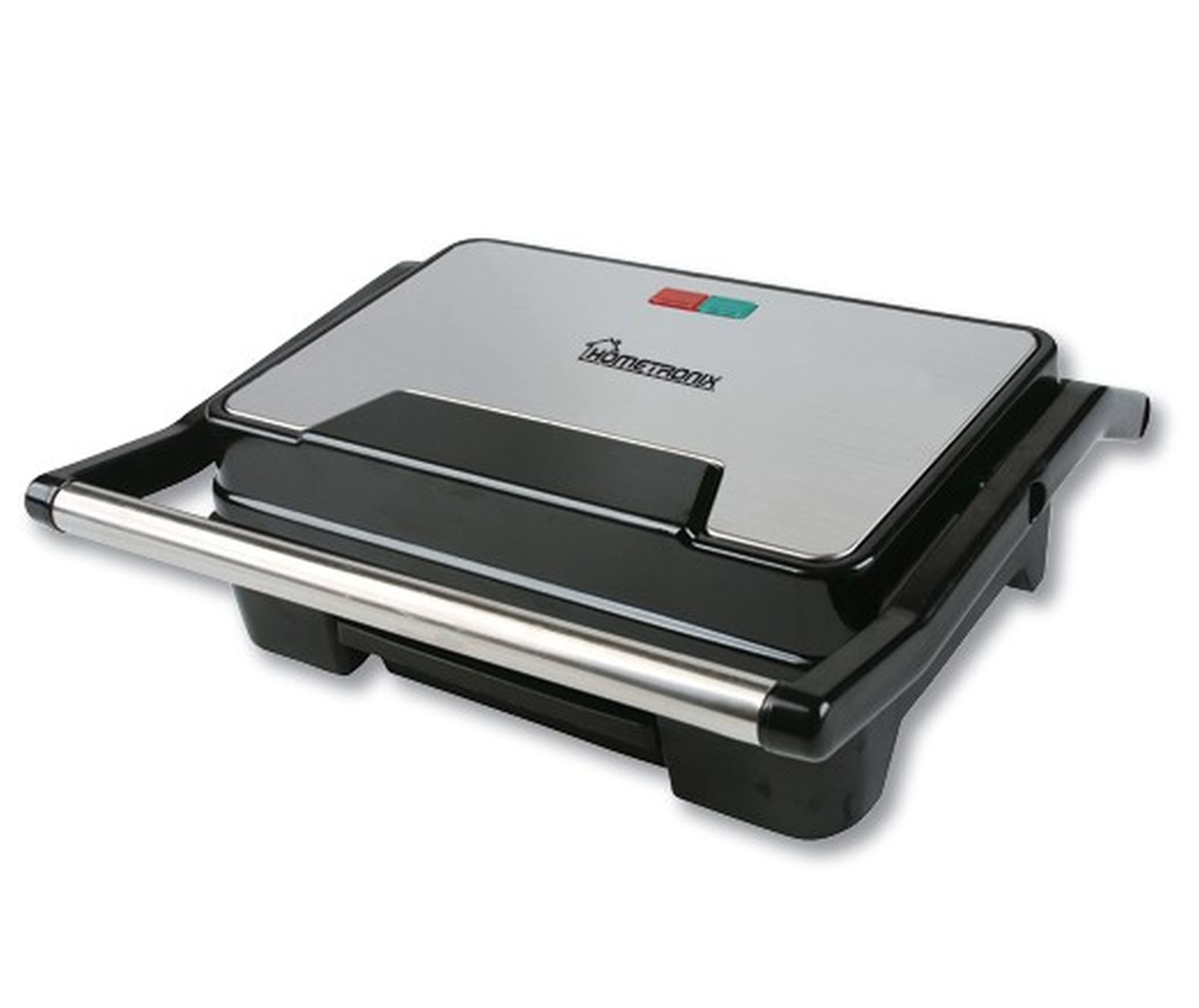 HomeTronix Panini Press & Grill Sandwich Maker – Non-Stick Plates, Removable Drip Tray & Floating Hinge for Deep-Fill Toasted Sandwiches | Low-Fat Grilling and Healthy Cooking - Image 3