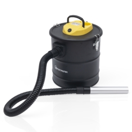 HomeTronix 20L Ash Vacuum Cleaner 1000W Powerful Suction | Heat-Resistant Metal Tank | HEPA & Mesh Filter | Metal Hose & Aluminium Nozzle | Fireplace, BBQ, Log Burner, Chimeneas & Pellet Stove Hoover
