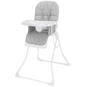 Foldable High Chair for Babies & Toddlers, Ultra-Compact Lightweight Grey