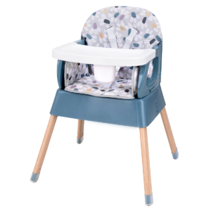 5-in-1 Highchair for Babies & Toddlers, Convertible Booster Seat Adjustable Tray