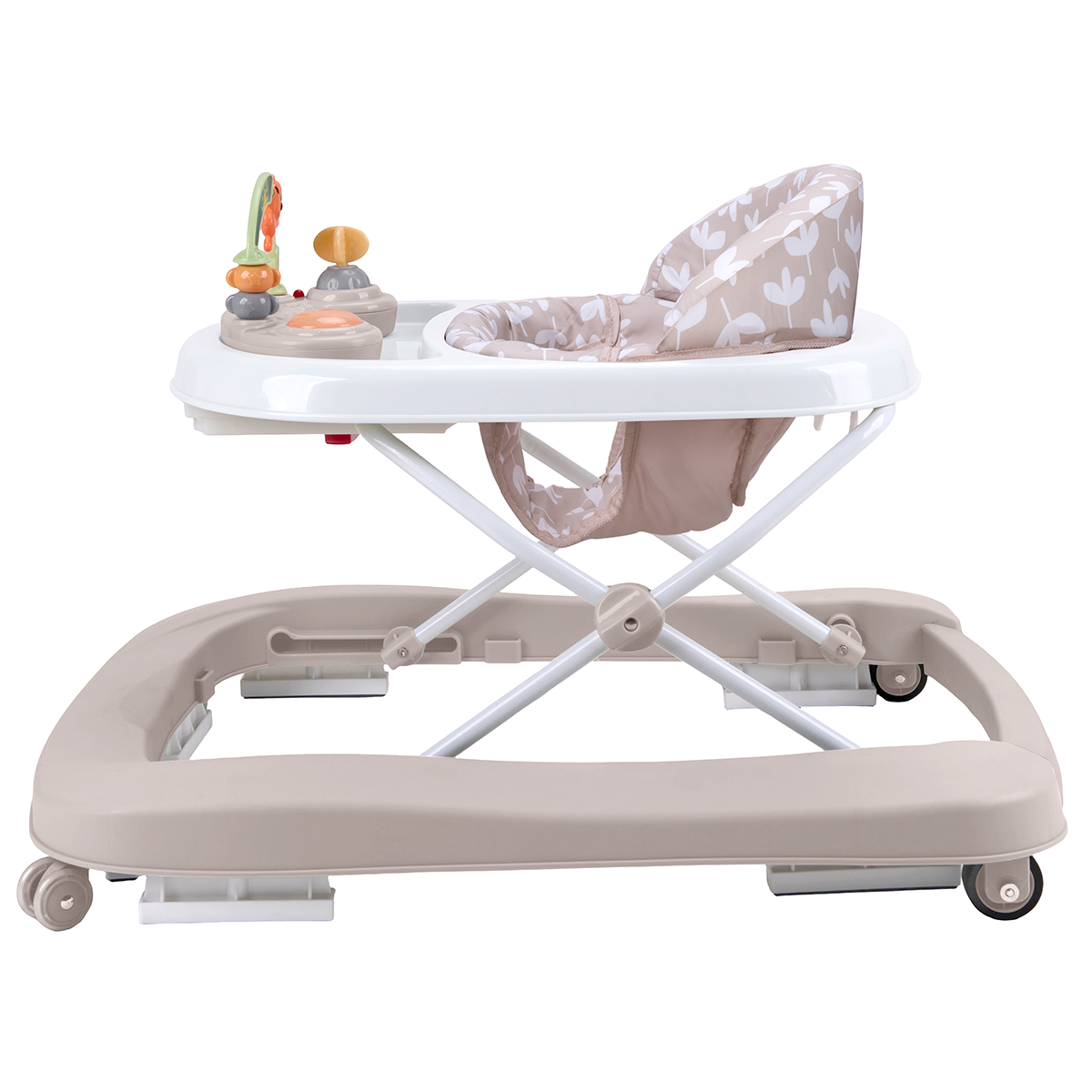4-in-1 Baby Walker with Activity Centre, Push-Along Walker, Adjustable Height - Image 6