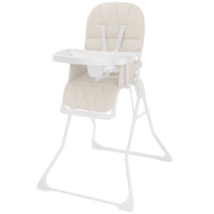 Foldable High Chair for Babies & Toddlers, Ultra-Compact Lightweight Beige
